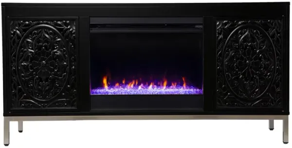 Presley Color Changing Fireplace Console