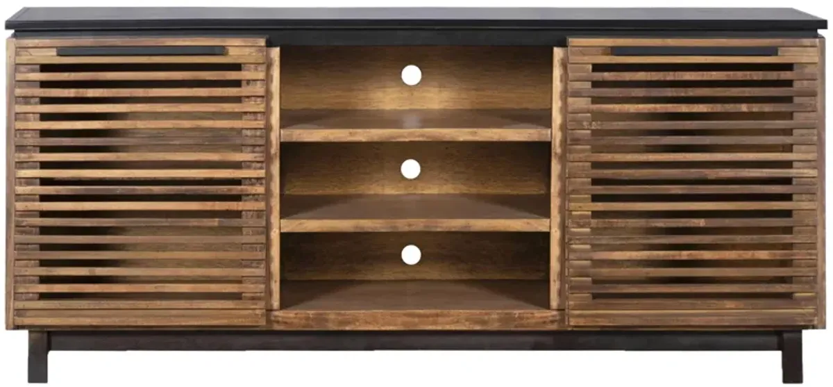 Reah 63" Console in Bourbon and Black by Legends Furniture