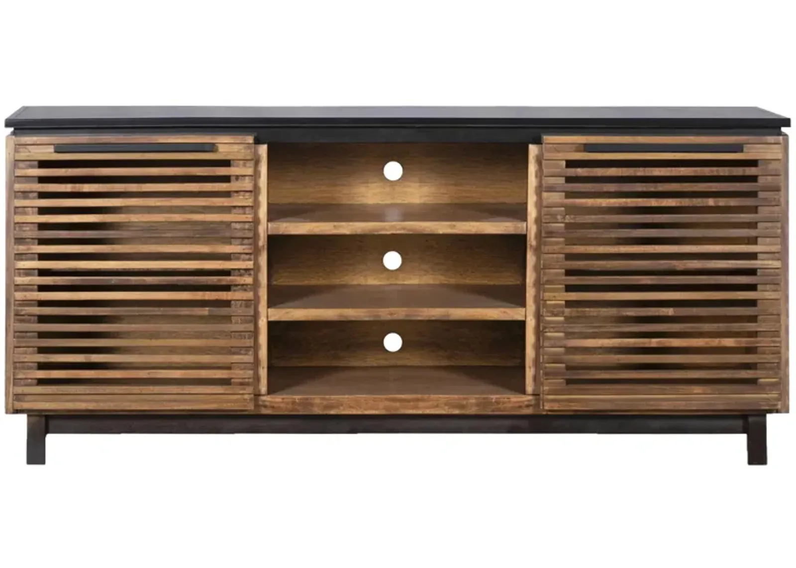 Reah 63" Console in Bourbon and Black by Legends Furniture