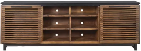 Reah 85" Console in Bourbon and Black by Legends Furniture