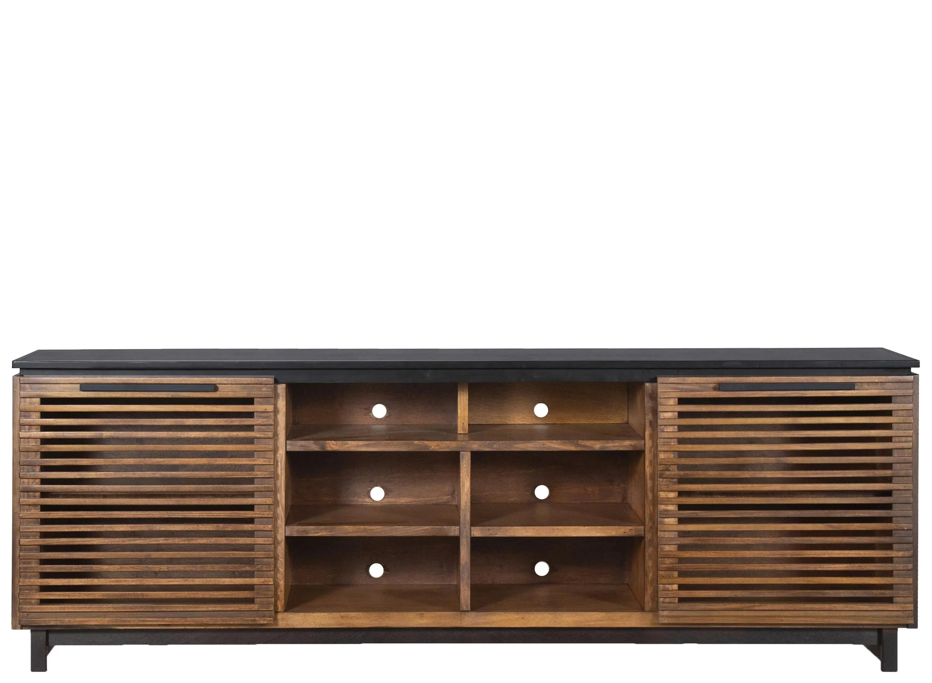 Reah 85" Console in Bourbon and Black by Legends Furniture