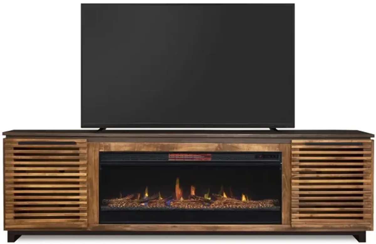 Reah 86" Fireplace Console