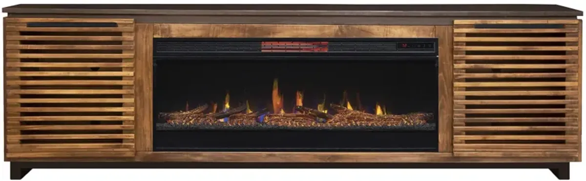 Reah 86" Fireplace Console