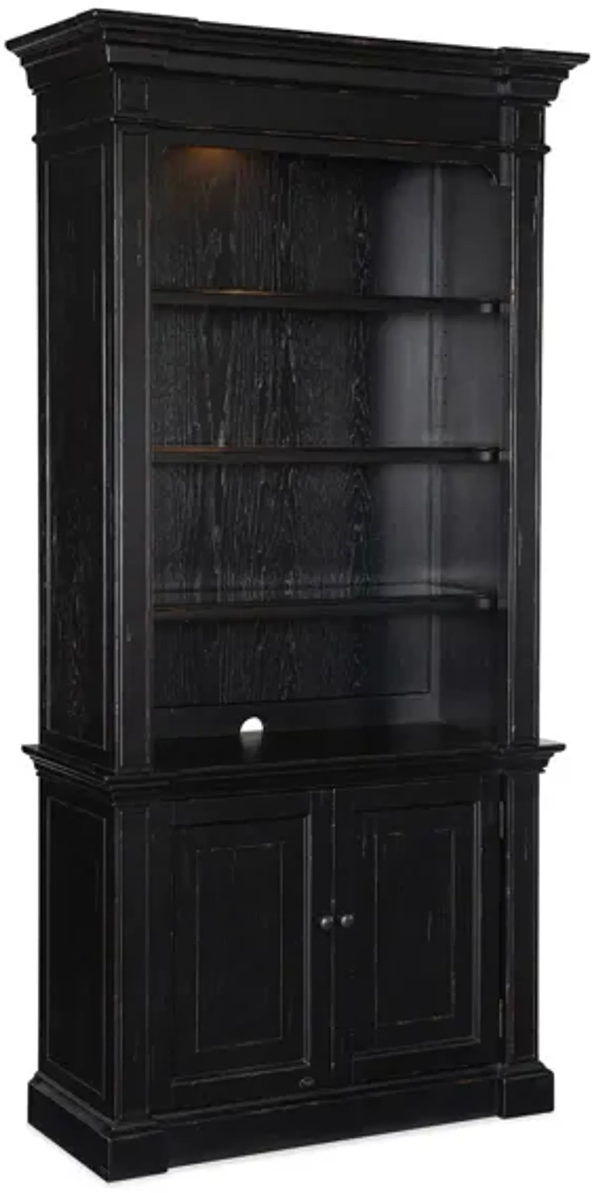 Bristowe Bookcase in Tuxedo by Hooker Furniture