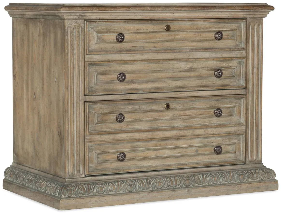 Castella Lateral File Cabinet in Antique Slate by Hooker Furniture