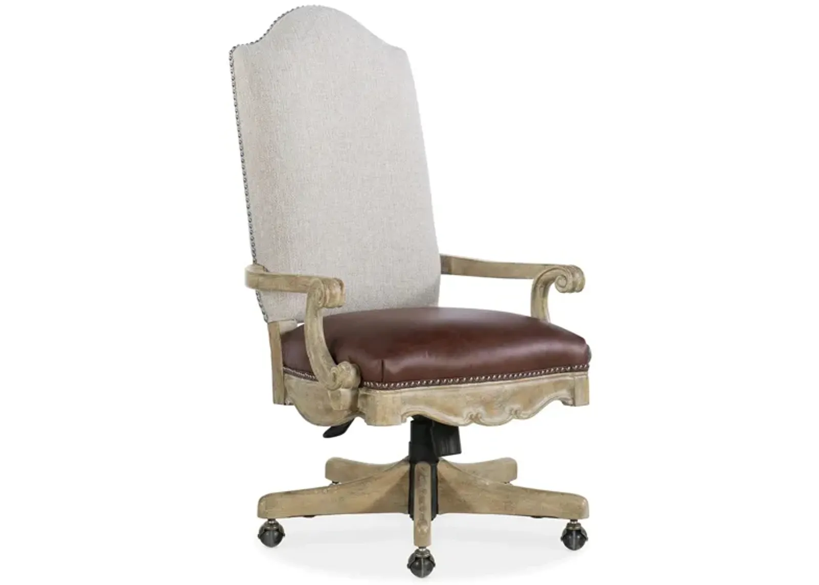 Castella Tilt Swivel Office Chair in Antique Slate by Hooker Furniture