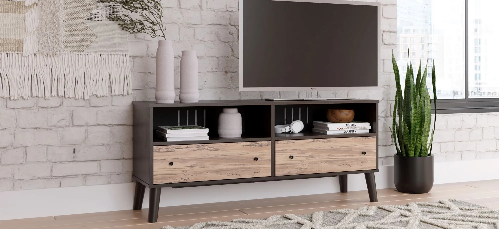 Piperton 53" TV Stand in Two-tone by Ashley Express