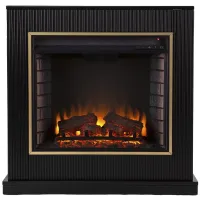 Edmonton Fireplace in Black by SEI Furniture