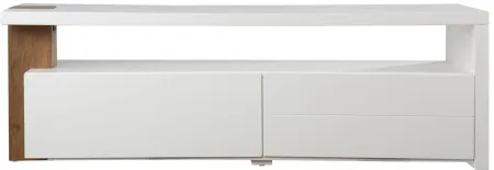Sage Media Stand in White by SEI Furniture