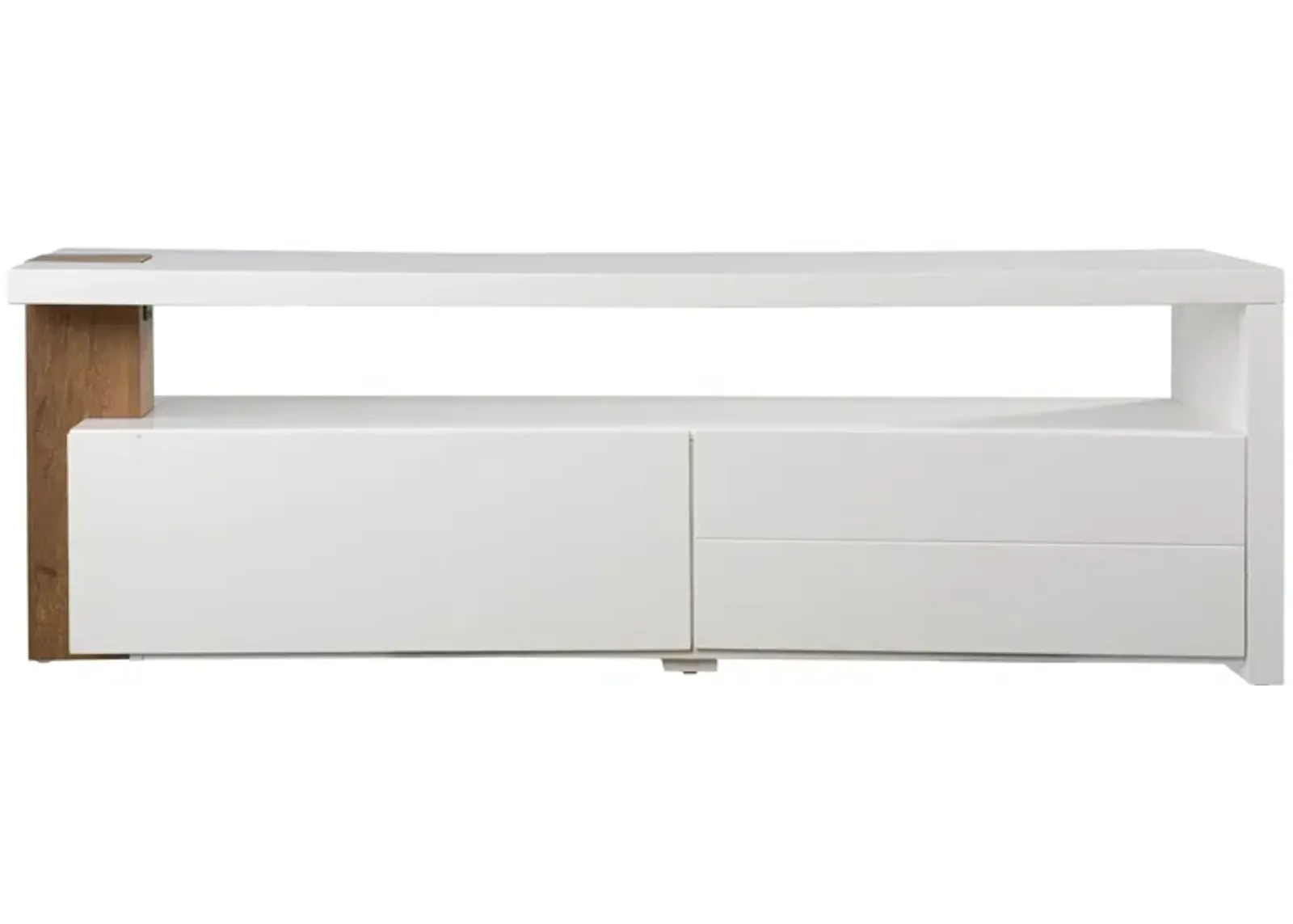 Sage Media Stand in White by SEI Furniture