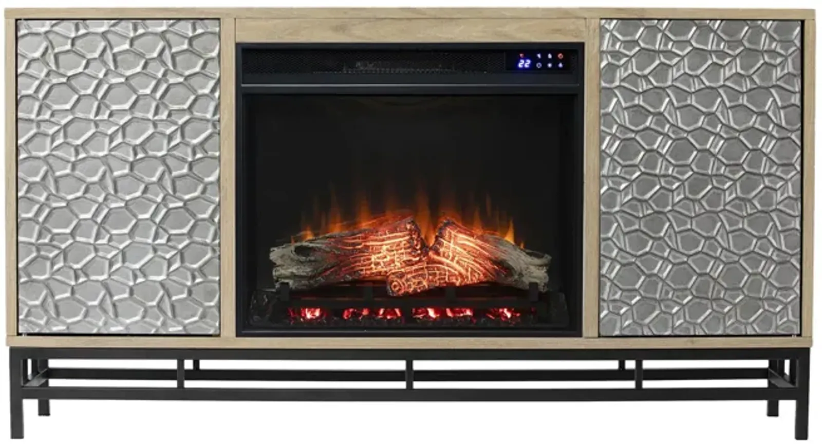 Luciana Touch Screen Fireplace Console