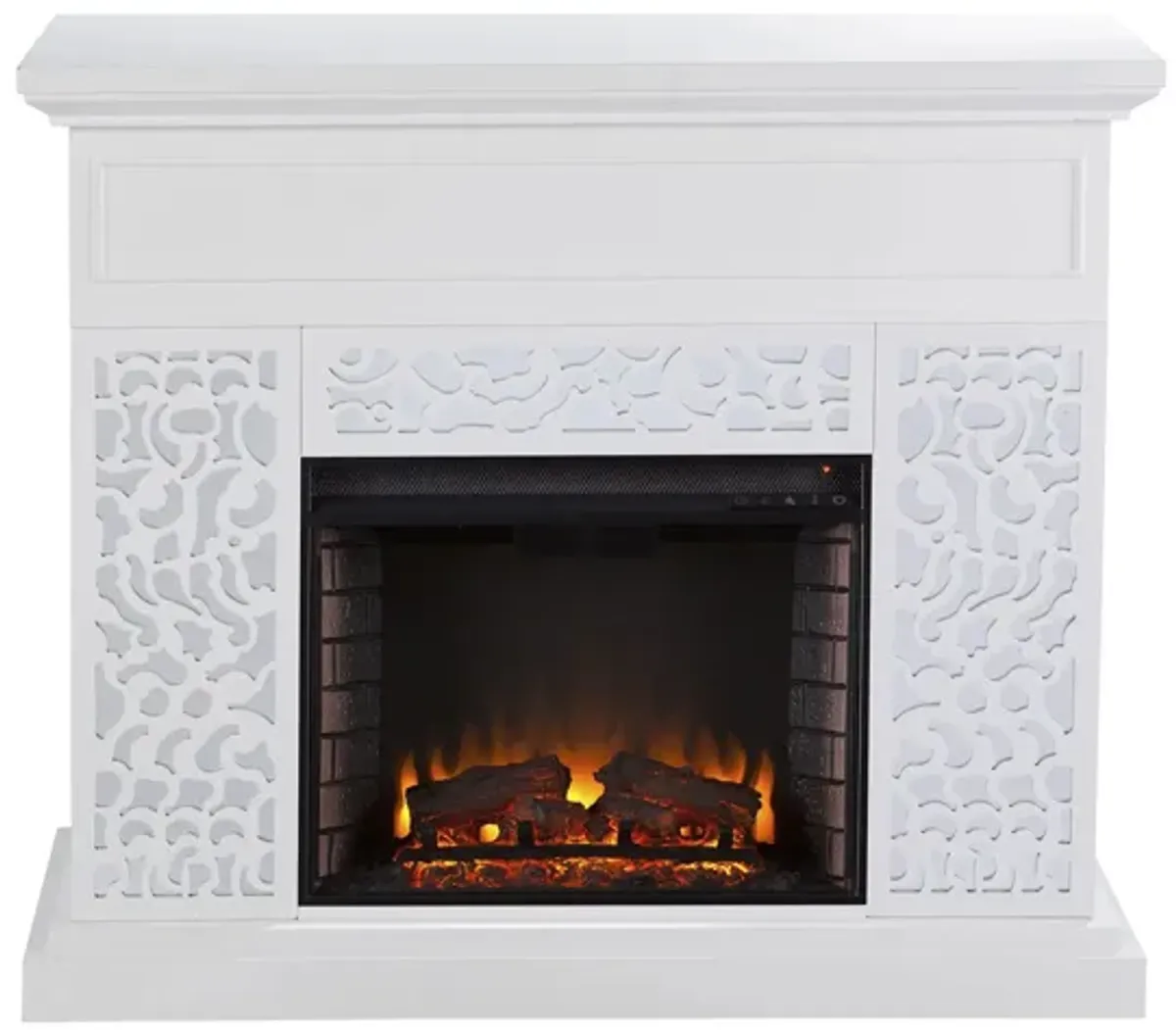 Philip Fireplace in White by SEI Furniture