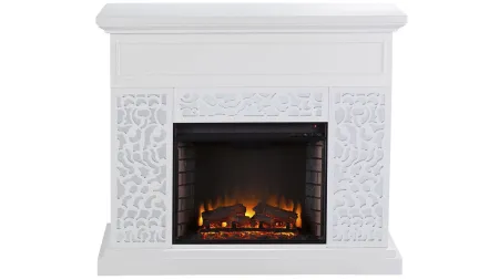 Philip Fireplace in White by SEI Furniture
