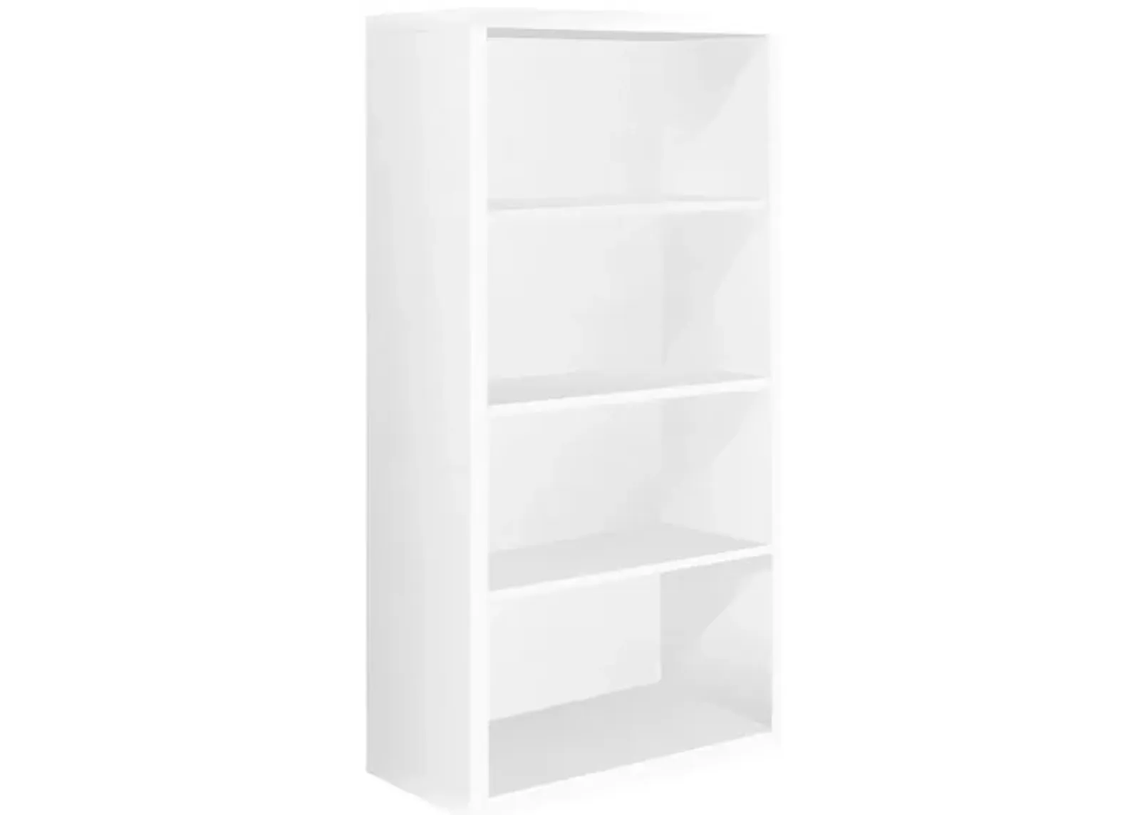 Monarch 48" Bookcase in White by Monarch Specialties