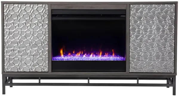 Luciana Color Changing Fireplace Console