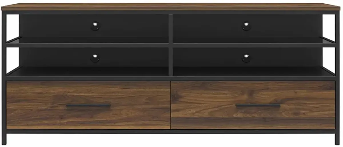 Structure TV Console in Columbia Walnut by DOREL HOME FURNISHINGS