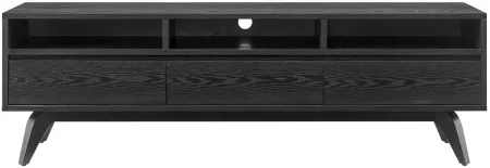 Lawrence Media Stand in Black by EuroStyle