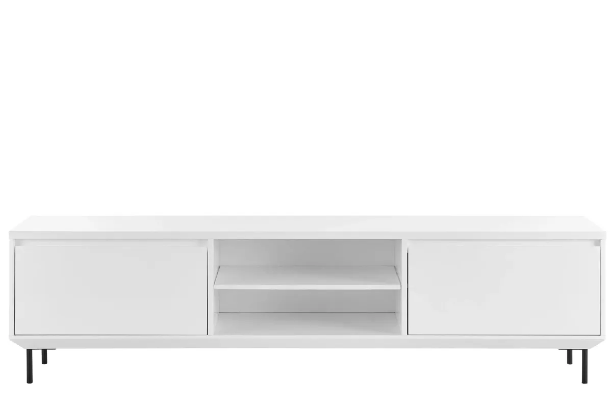 Saga Media Stand in White by EuroStyle