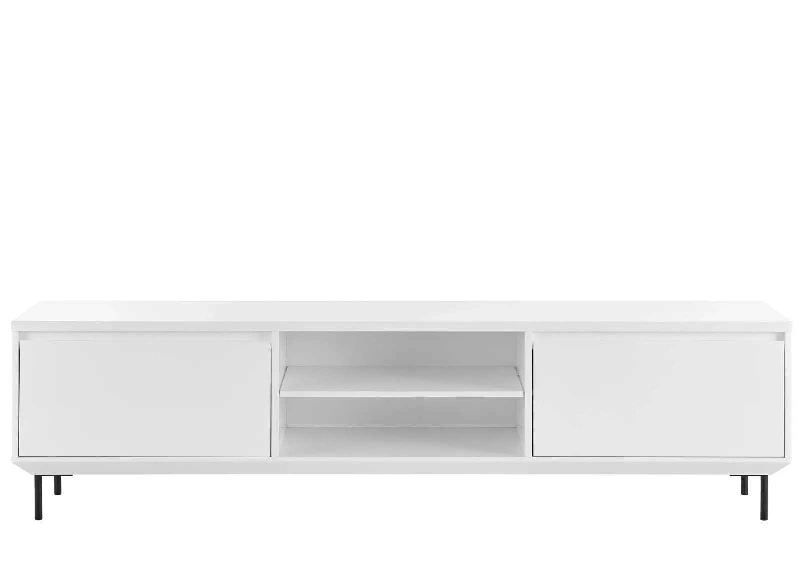 Saga Media Stand in White by EuroStyle