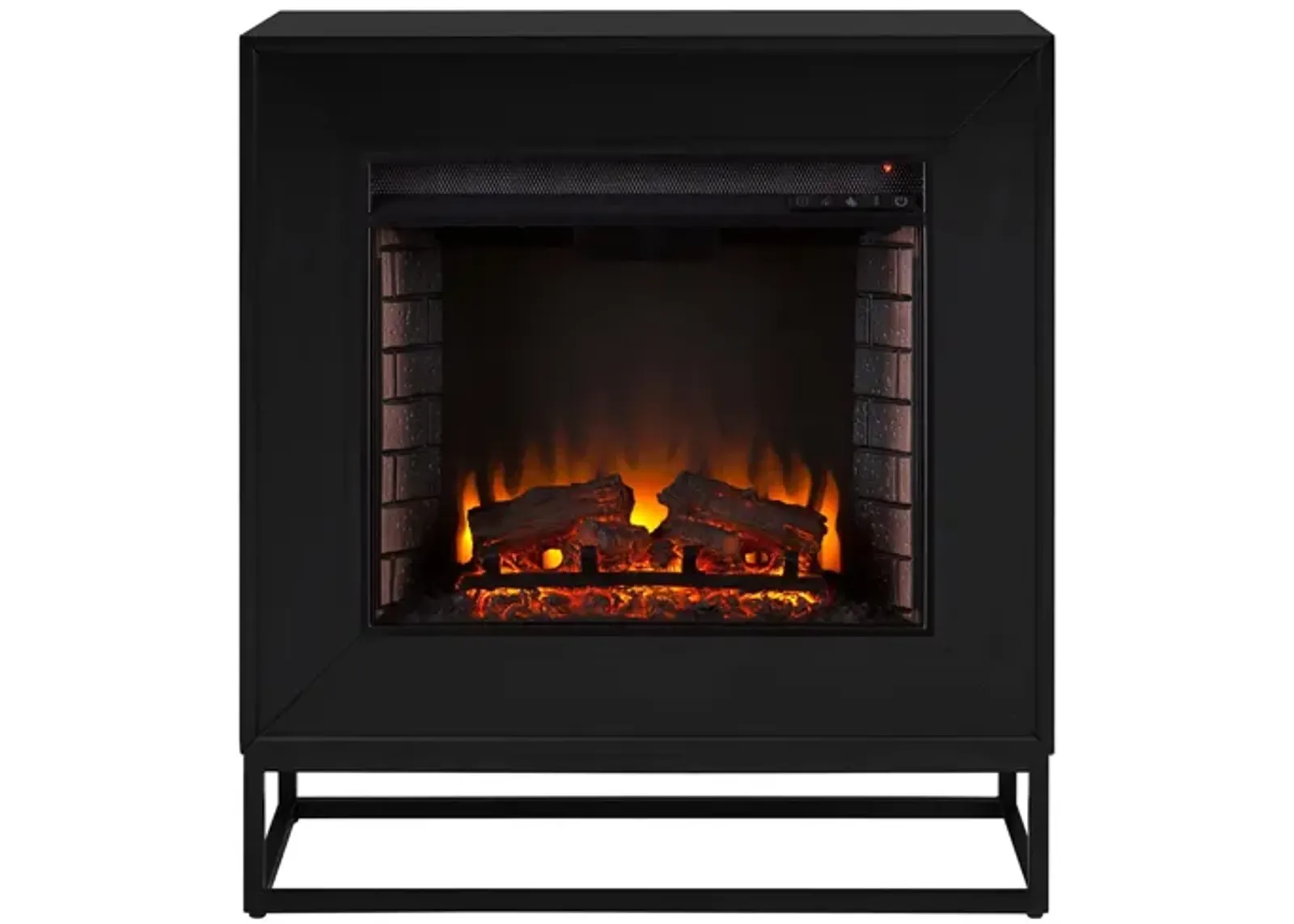 Kirkham Fireplace in Black by SEI Furniture