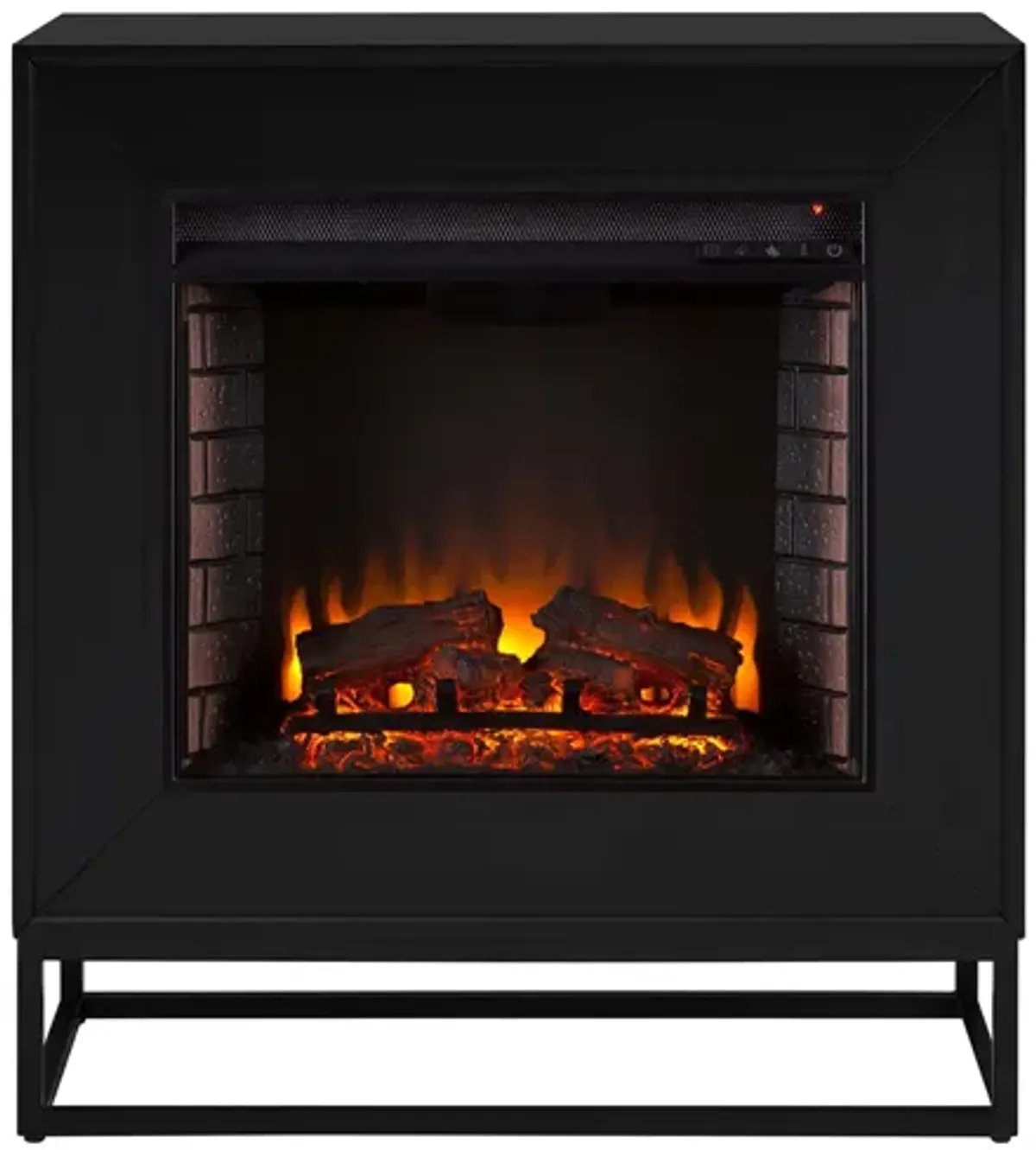 Kirkham Fireplace in Black by SEI Furniture