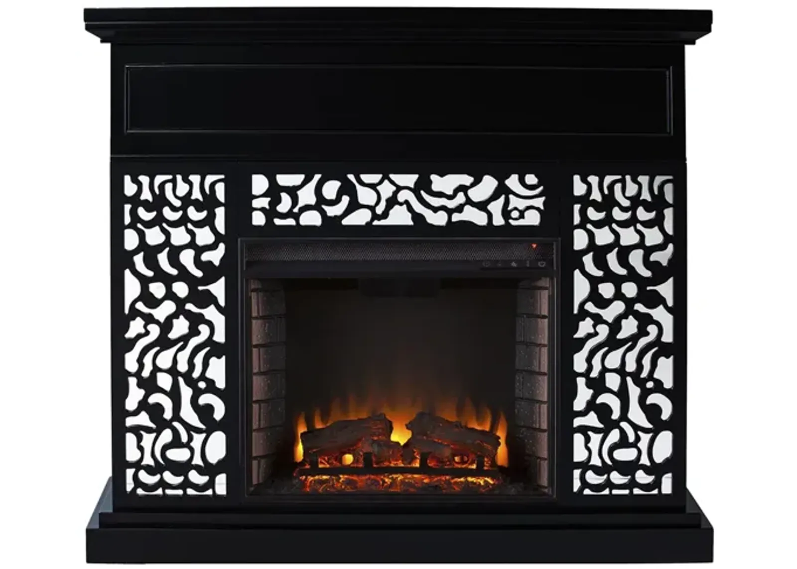 Philip Fireplace in Black by SEI Furniture