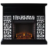 Philip Fireplace in Black by SEI Furniture