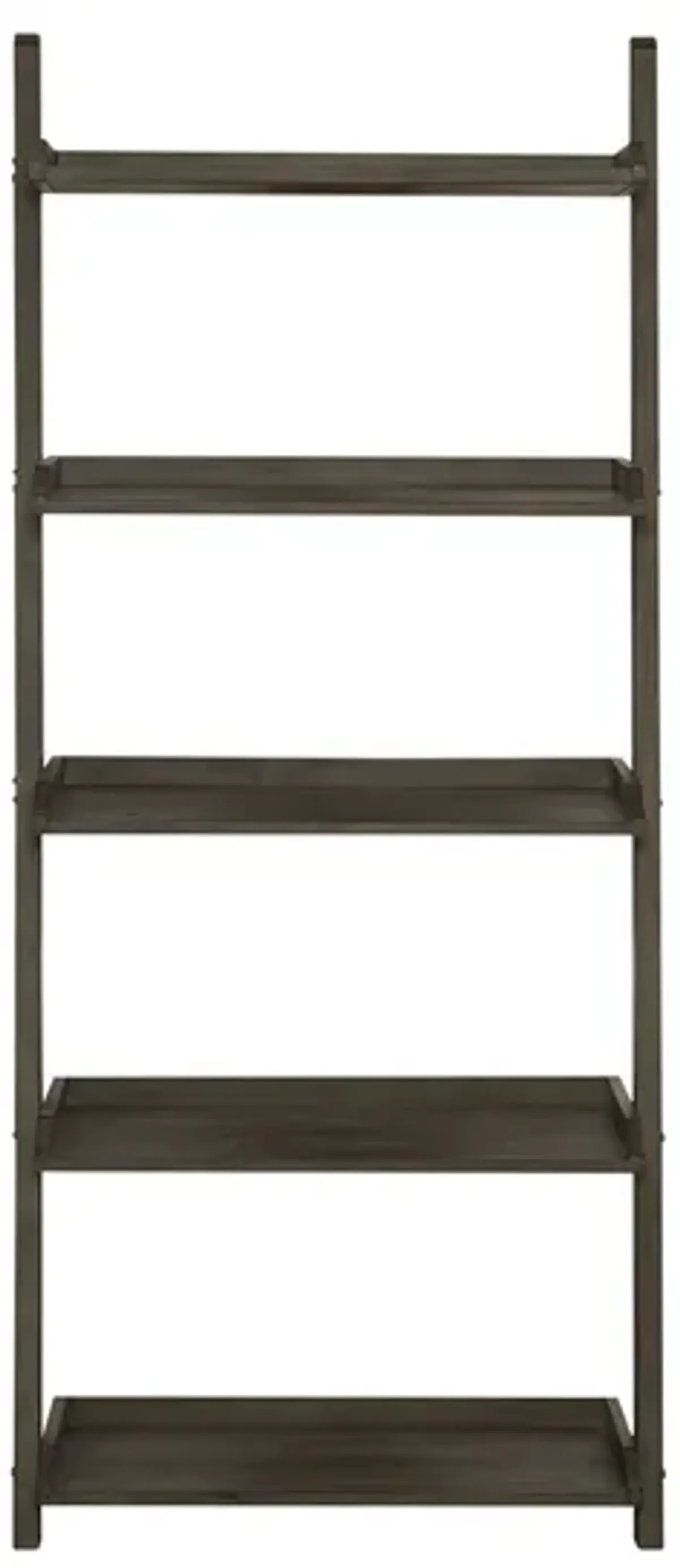 Americana Farmhouse Leaning Pier Bookcase in Dusty Taupe by Liberty Furniture