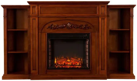 Drennan Fireplace in Brown by SEI Furniture