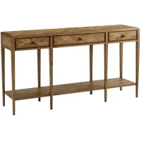 Nova Two Tiered Console Table in Dawn by Theodore Alexander
