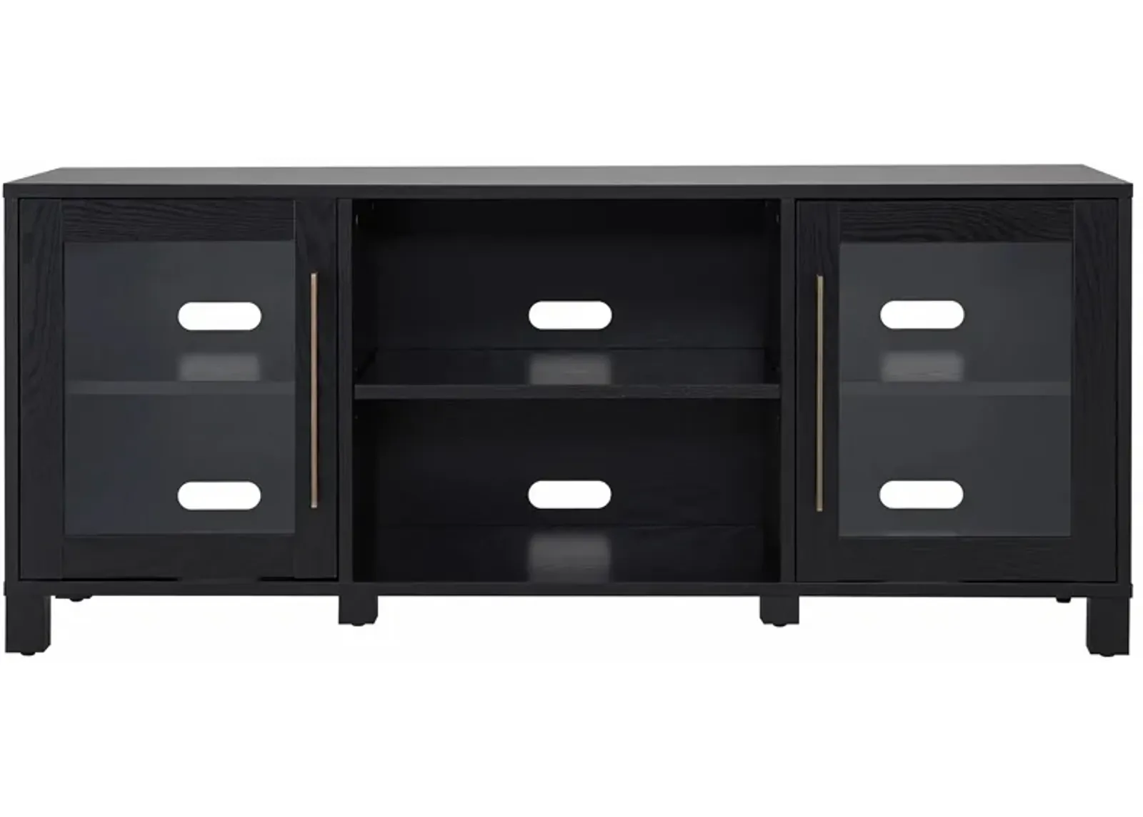 Ursula TV Stand in Black Grain by Hudson & Canal