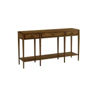 Nova Two Tiered Console Table in Dusk by Theodore Alexander