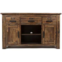 Cannon Valley 50" TV Console in Distressed Natural by Jofran