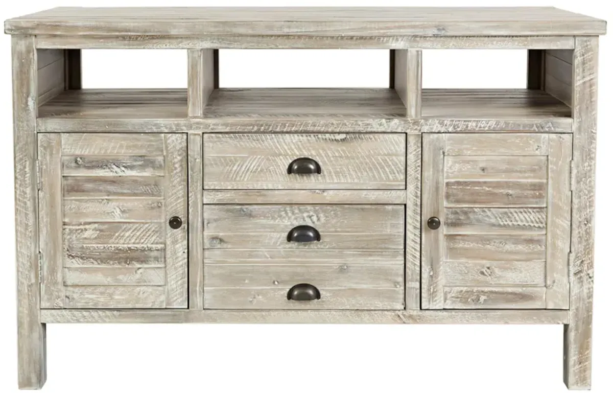 Artisan's Craft 50" TV Console in Washed Gray by Jofran