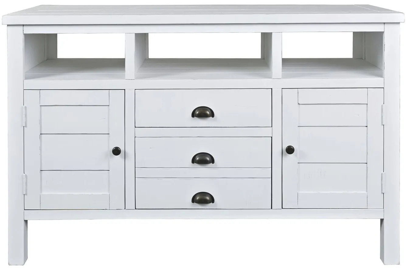 Artisan's Craft 50" TV Console in Weathered White by Jofran