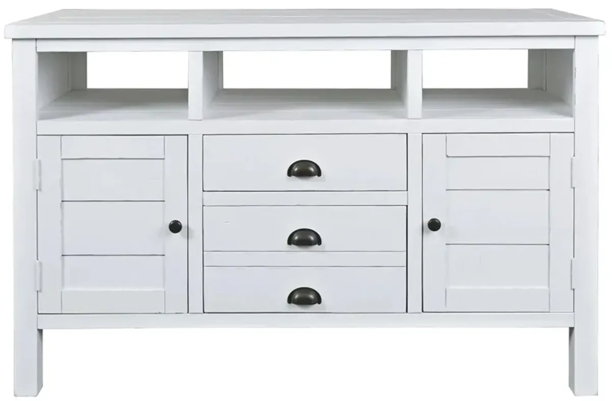 Artisan's Craft 50" TV Console in Weathered White by Jofran