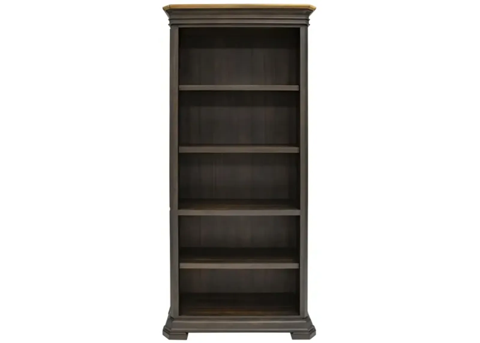 Sonoma Executive Open Bookcase in Dark Roast Finish by Martin Furniture