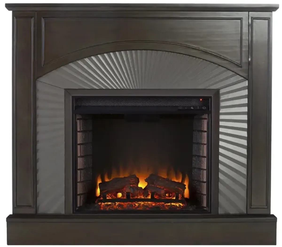 Buxton Fireplace in Brown by SEI Furniture