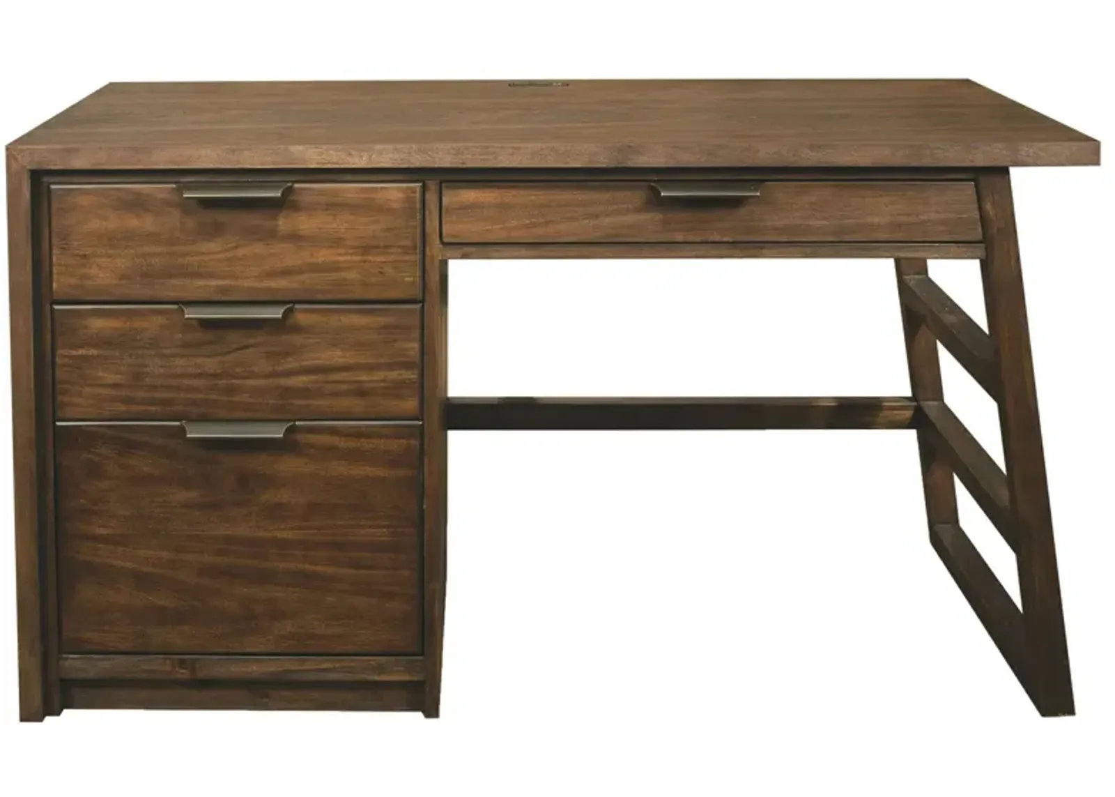 Newell Computer Desk in Brushed Acacia by Riverside Furniture