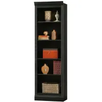 Oxford Bunching Bookcase in Antique Black by Howard Miller Clock
