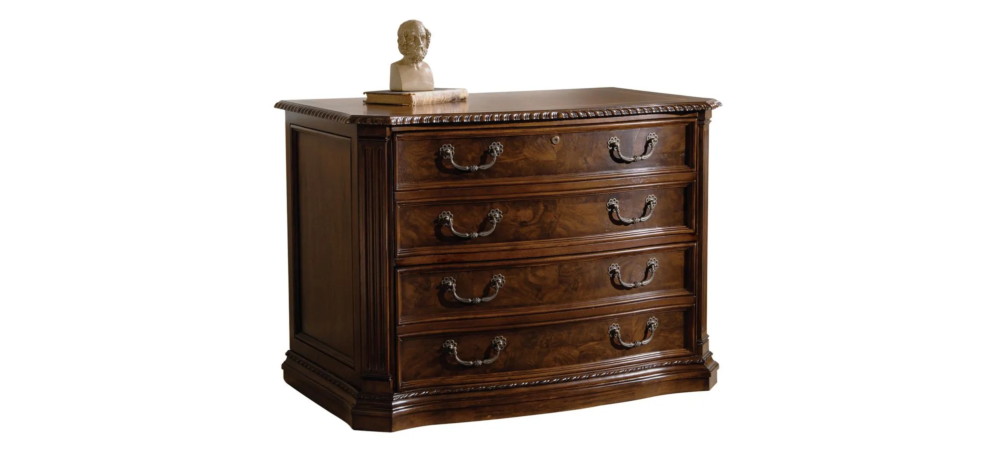 Hekman Executive File Cabinet in OLD WORLD WALNUT BURL by Hekman Furniture Company
