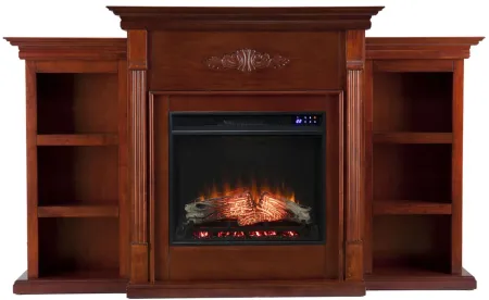 Bruton Touch Screen Fireplace in Brown by SEI Furniture
