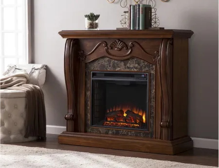 Craig Fireplace in Brown by SEI Furniture