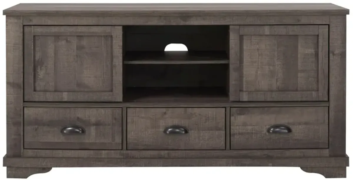 Josie TV Console in Gray by Crown Mark