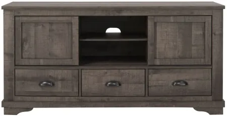 Josie TV Console in Gray by Crown Mark