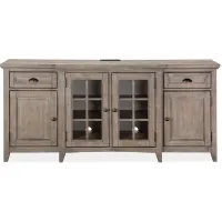 Paxton Place 70" TV Console in Dovetail Gray by Magnussen Home