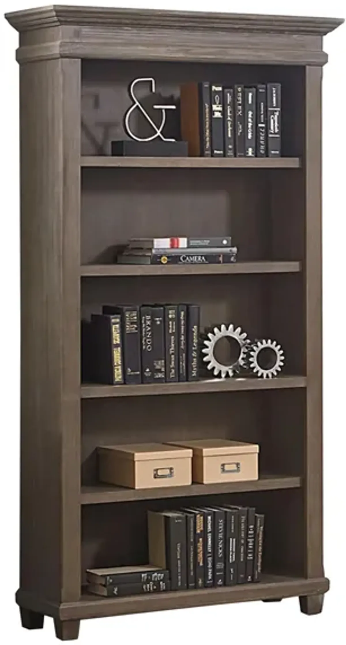 Lexicon Bookcase in Weathered Dove by Martin Furniture