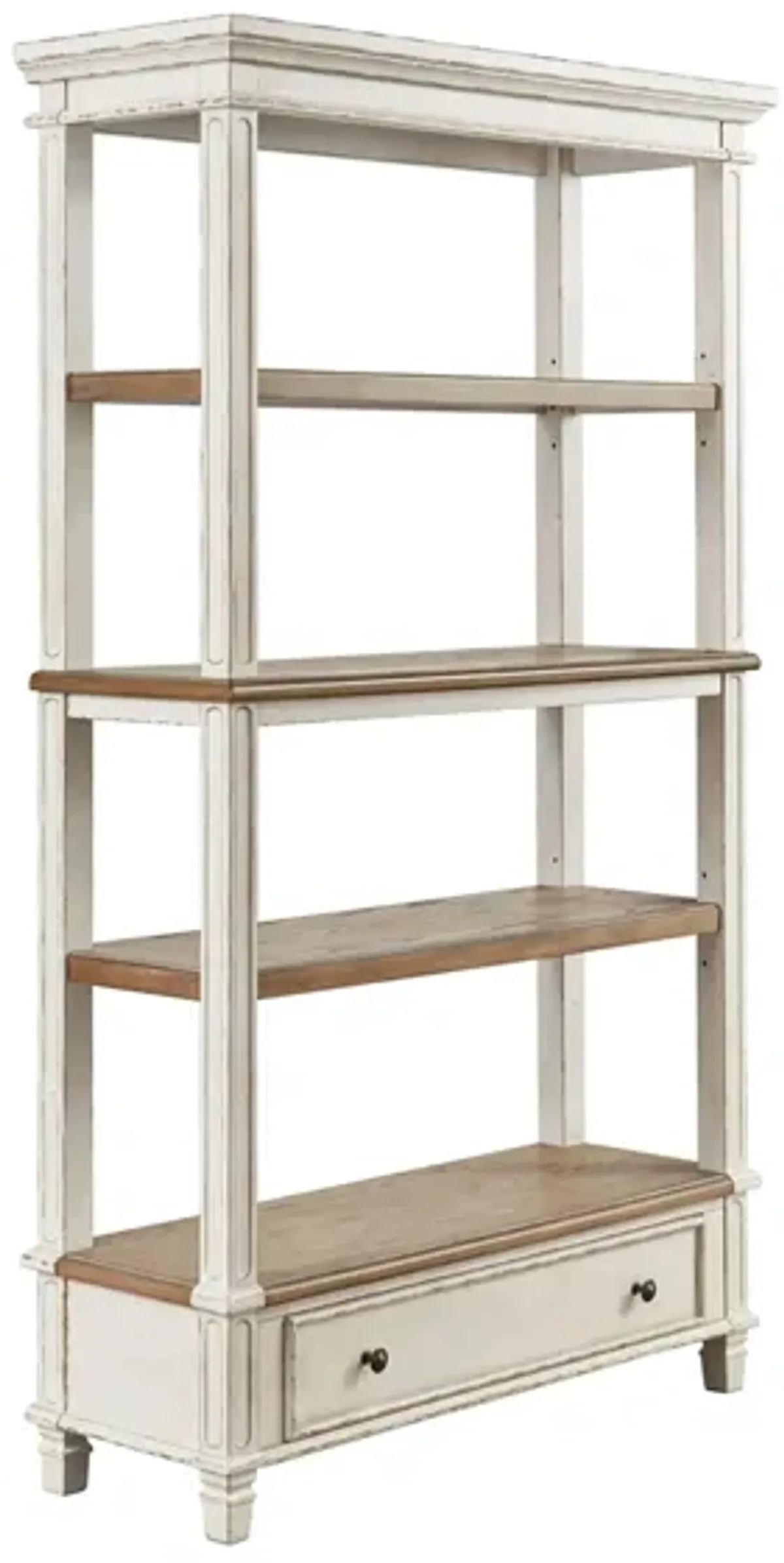 Libbie Bookcase in Brown/White by Ashley Express