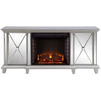 Patrick Fireplace Console in Silver by SEI Furniture