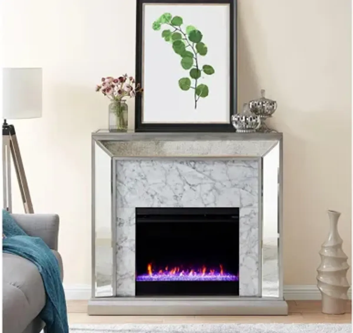 Penryn Color Changing Fireplace